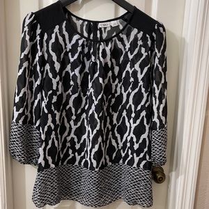 Cato ladies sheer blouse